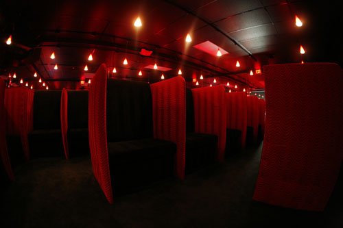 Lap dance room